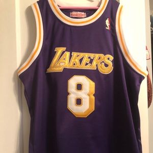 Kobe number 8 hardwood classics stitched Jersey